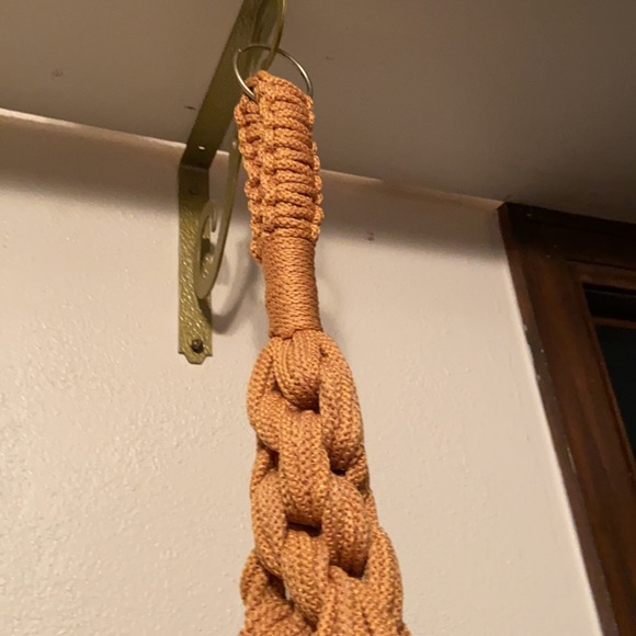 Large crotchet hanging plant holder - Picture 3 of 4